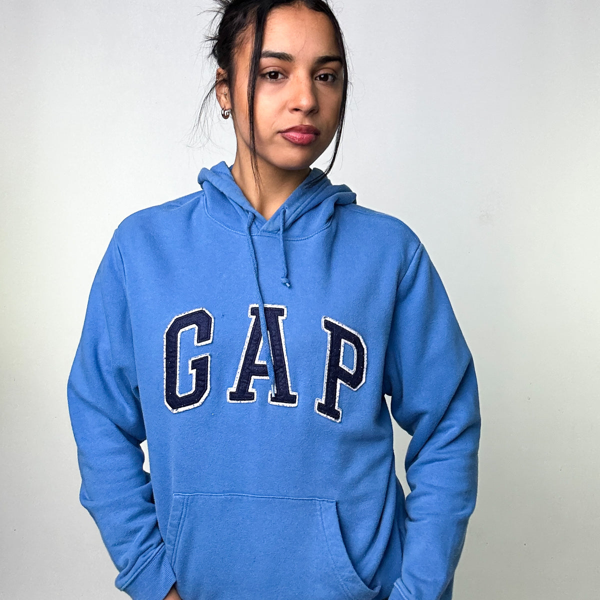 Gap light outlet blue hoodie