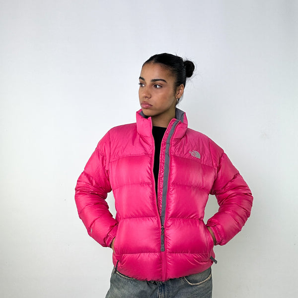 North face sale pink puffer