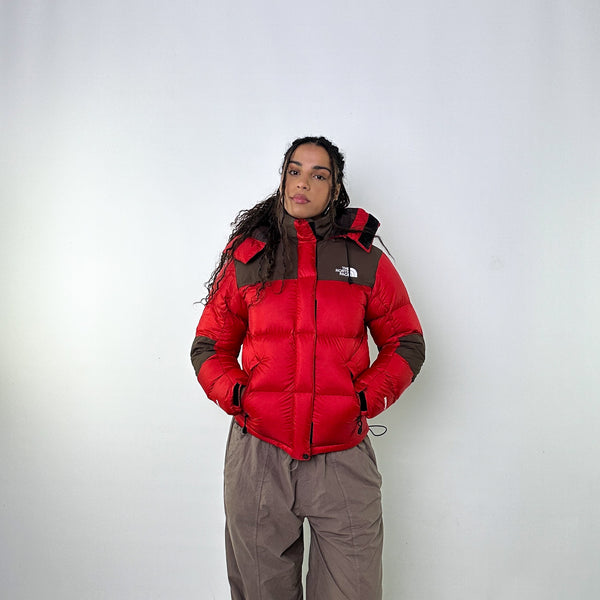 North face red winter on sale jacket