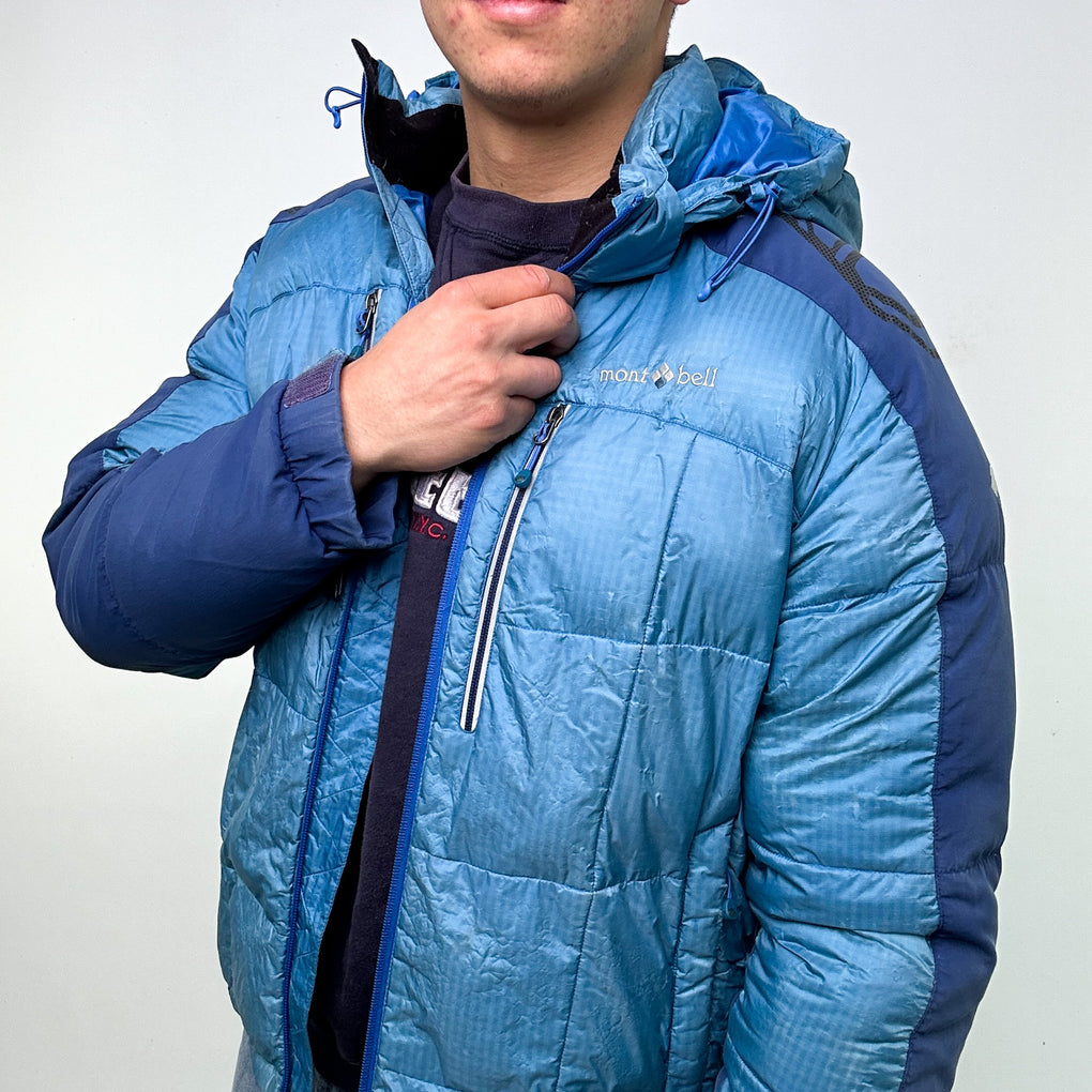 Light Blue y2ks Montbell Puffer Jacket Coat (L) – 28 Vintage