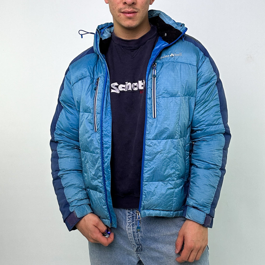 Light Blue y2ks Montbell Puffer Jacket Coat (L) – 28 Vintage