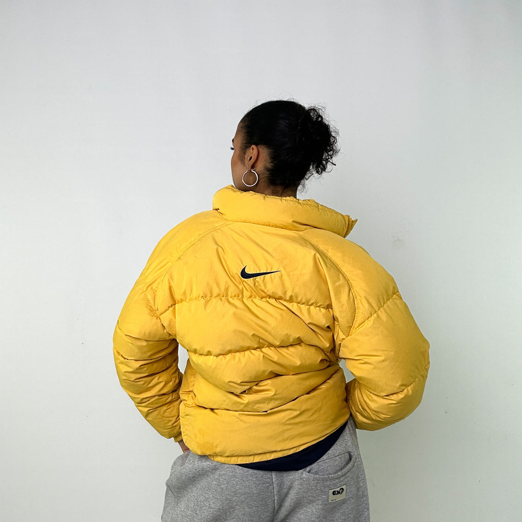 Yellow nike clearance puffer jacket