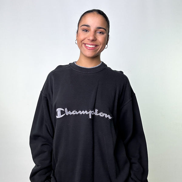 Rare!! Vintage Champion Sweatshirt order Big Logo UCND Spellout Pullover Jumper Sweater Hip Hop Swag