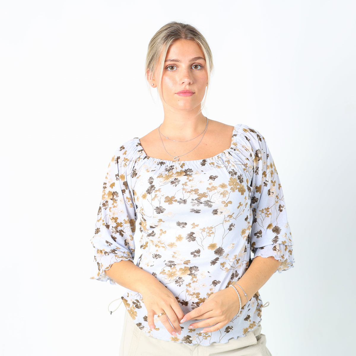 Light Blue Y2K Promod Blouse (L)