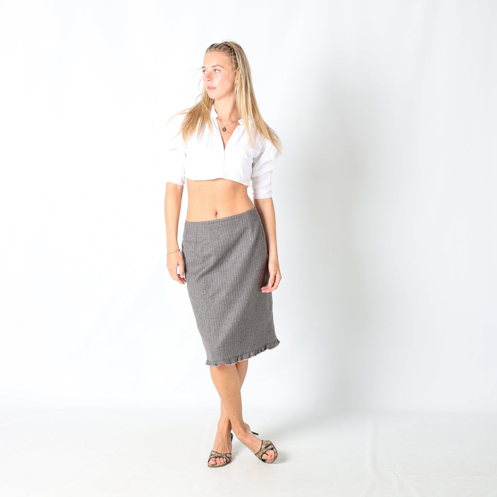 Grey Y2K AlexandreNarakas Formal Skirt Part of a Two Piece (S)