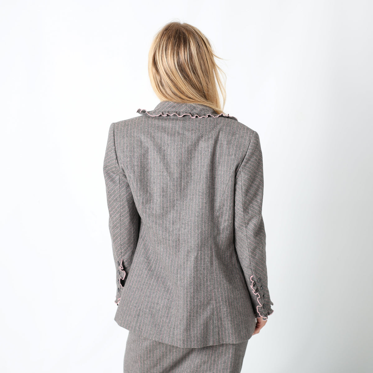 Grey Y2K AlexandreNarakas Blazer Part of a Two Piece (S)