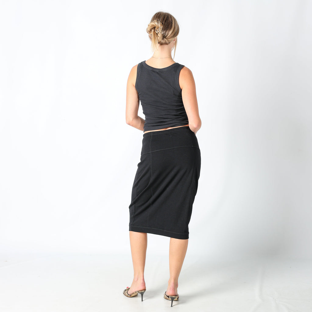 Black Y2K Liu Jo Formal Skirt (S)