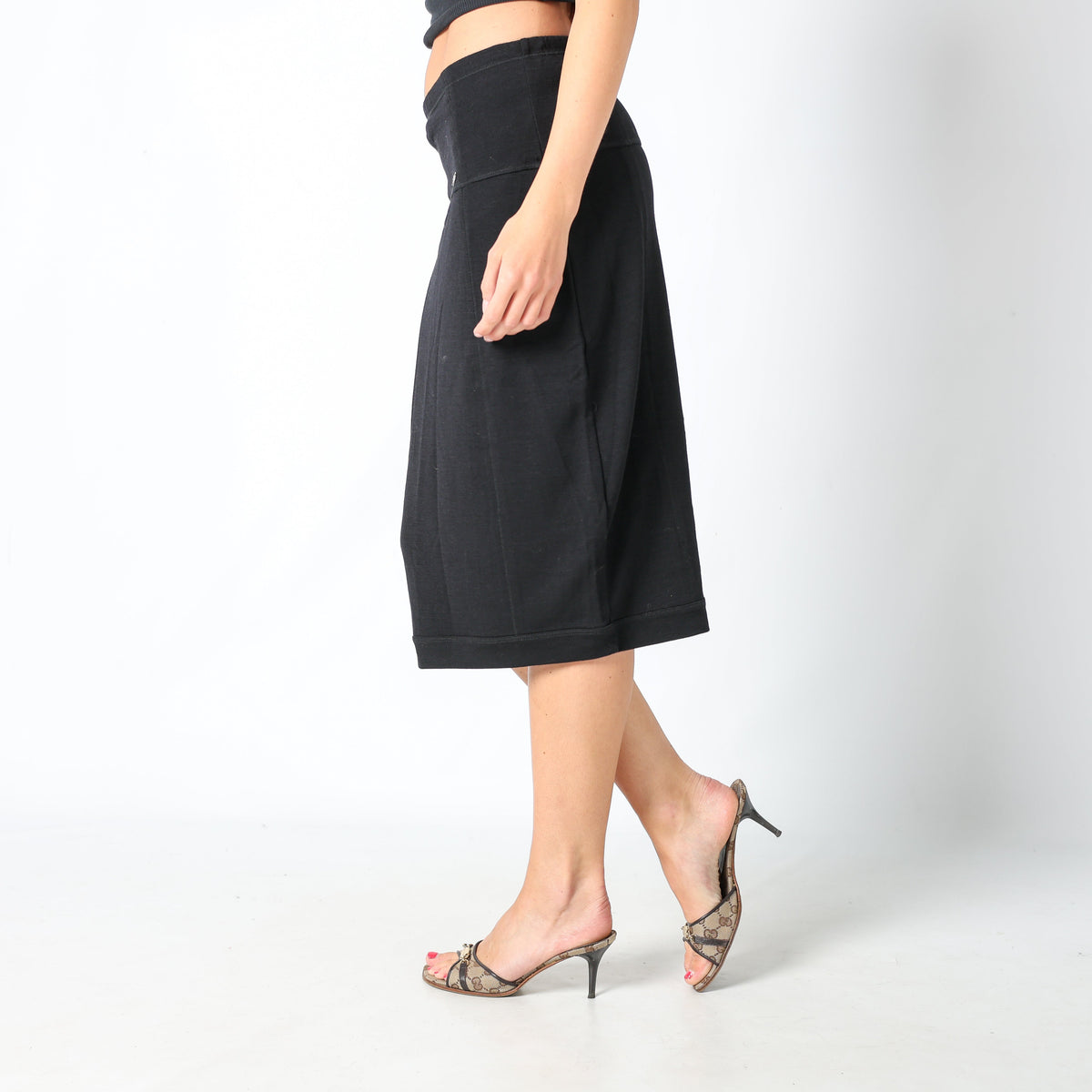 Black Y2K Liu Jo Formal Skirt (S)