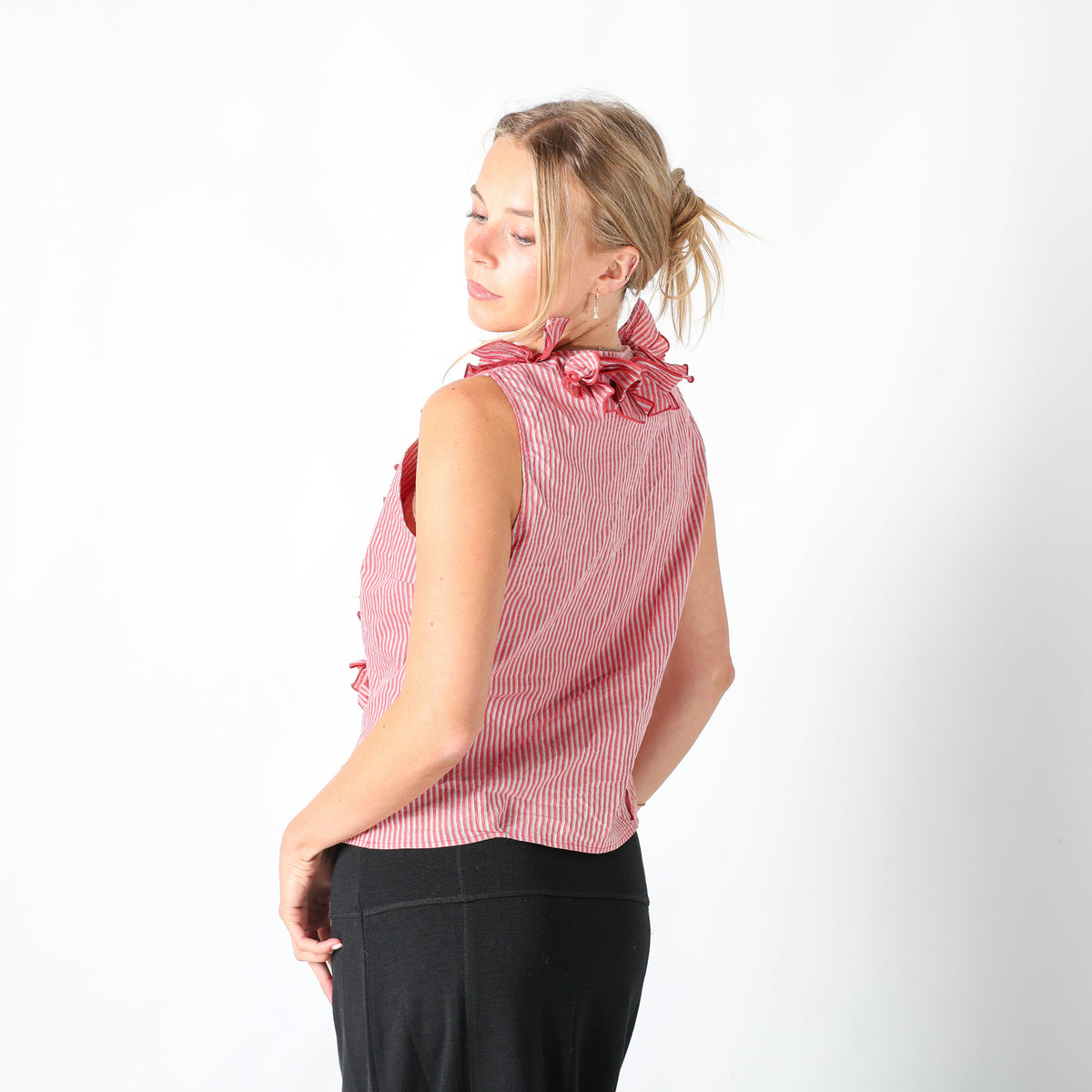 Red Y2K Fabrizio Lenzi Blouse (S)