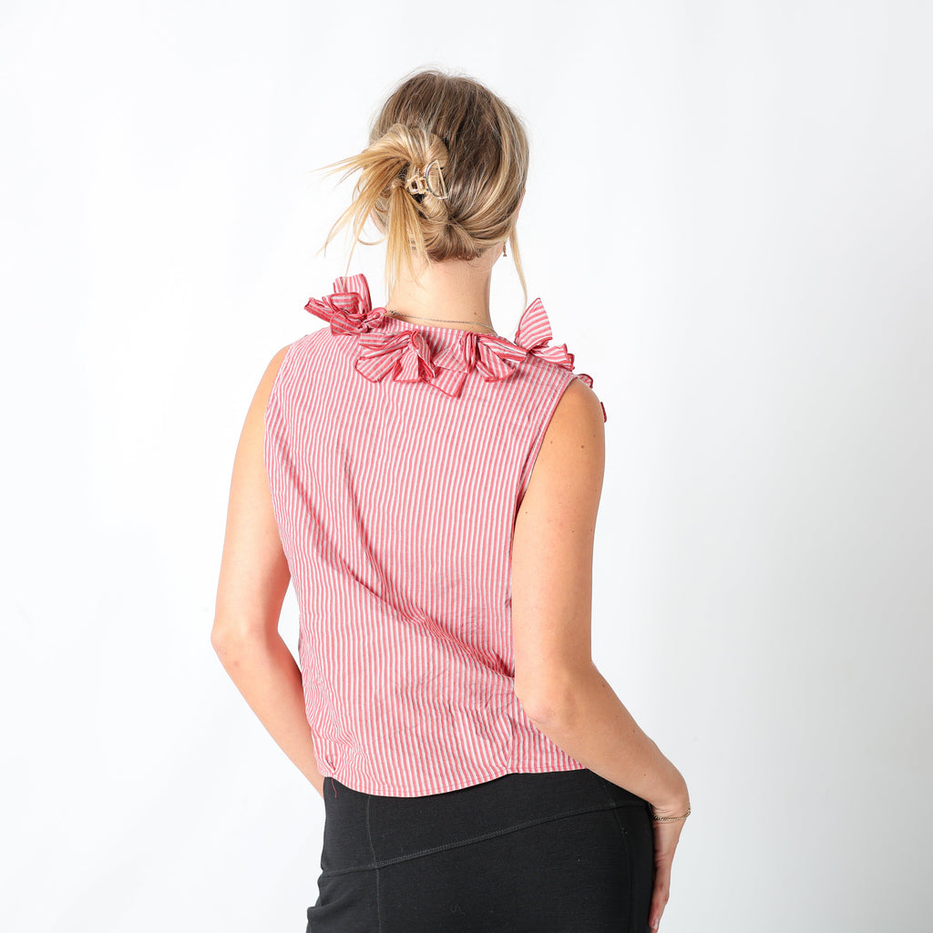 Red Y2K Fabrizio Lenzi Blouse (S)