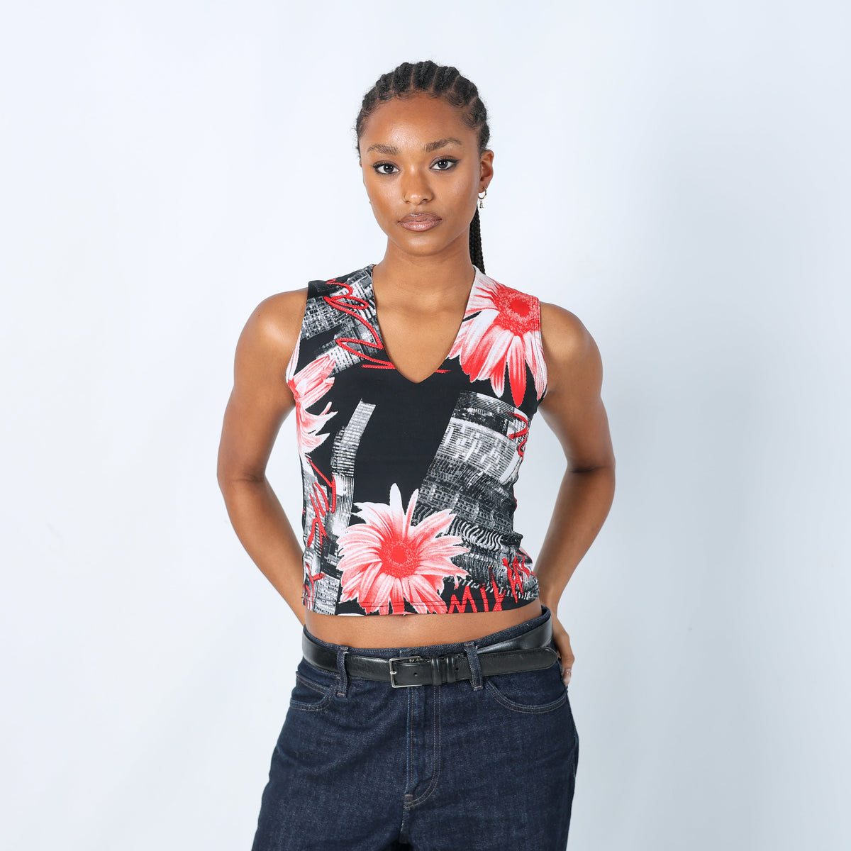 Black Y2K Cami (M)