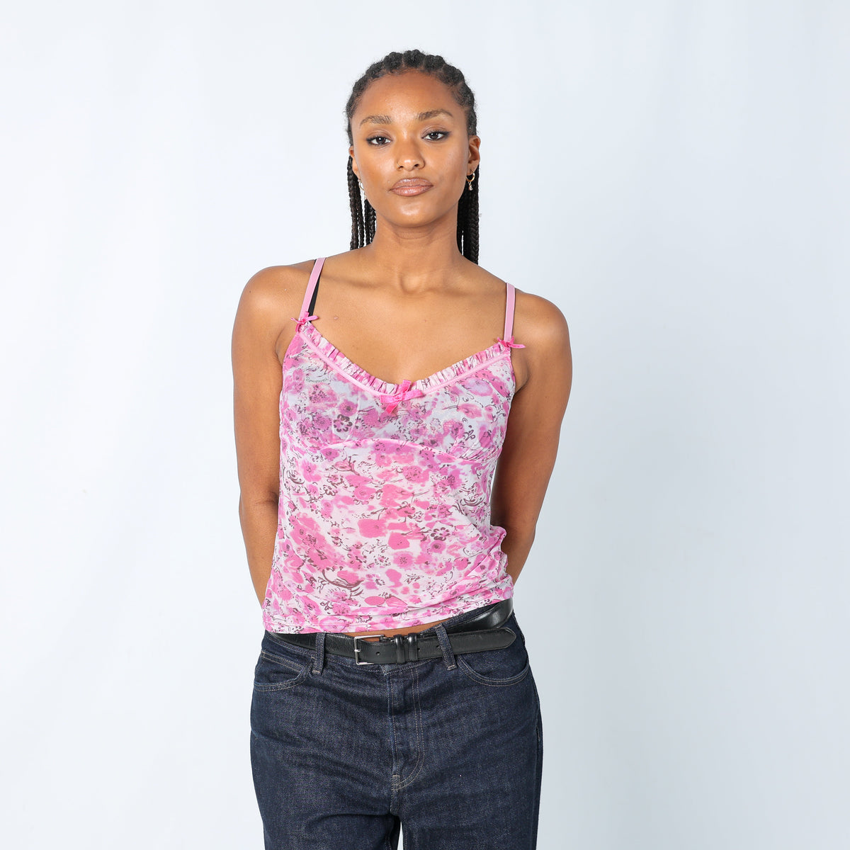 Pink Y2K Yamamay Cami Sheer (S)