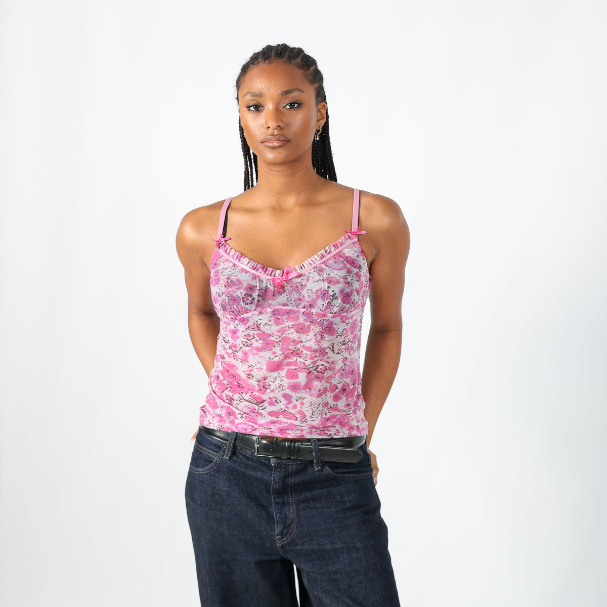 Pink Y2K Yamamay Cami Sheer (S)