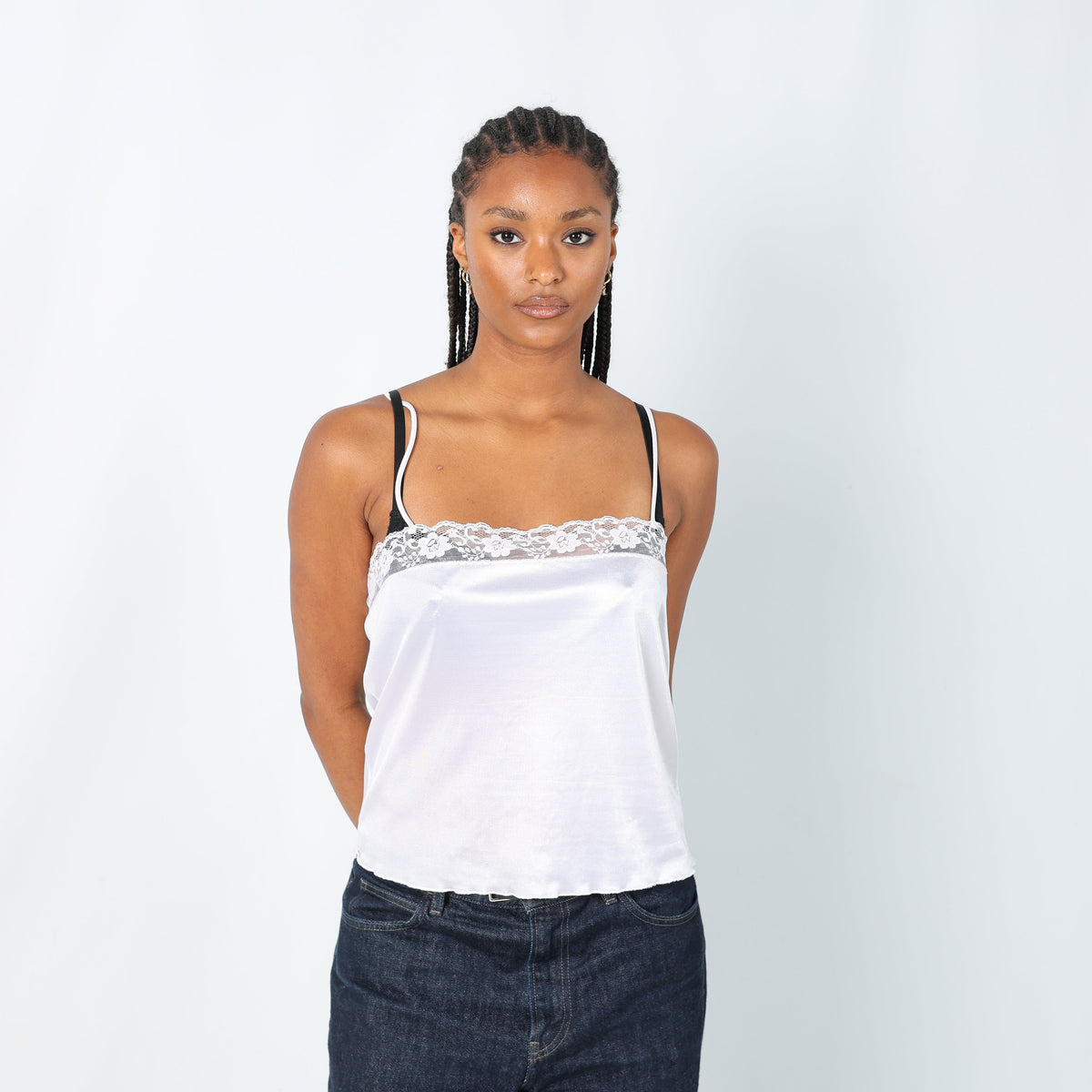 Ivory 90s Confezio Cami Semi Sheer (L)