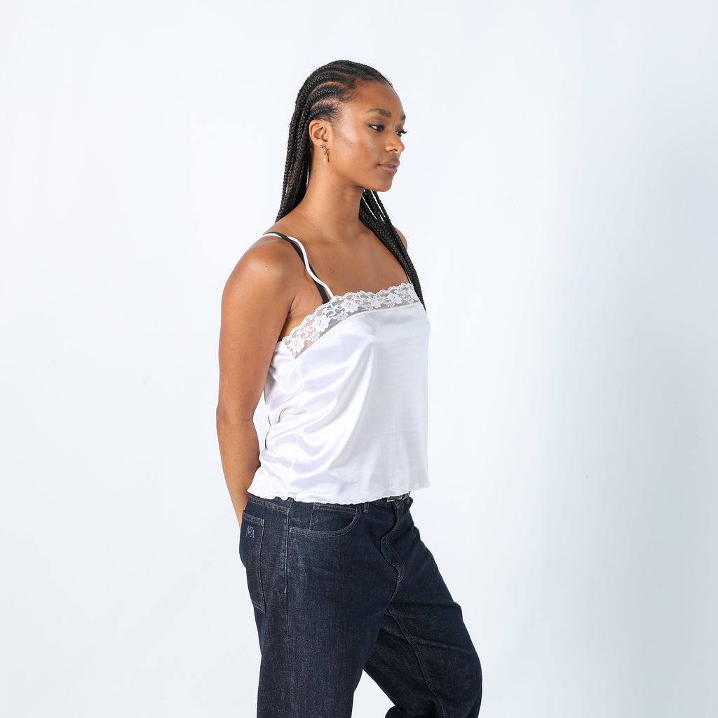 Ivory 90s Confezio Cami Semi Sheer (L)