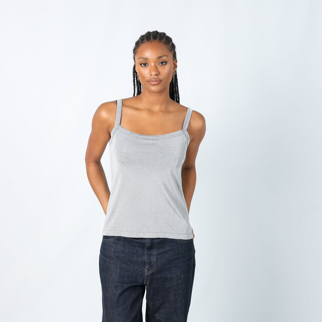 Light Grey Y2K Barbarella Cami (L)
