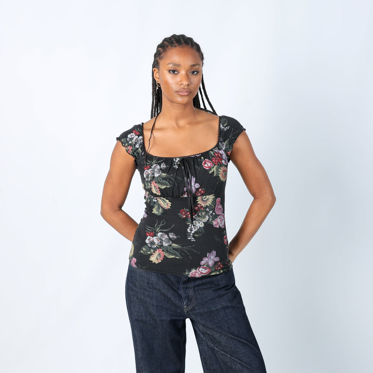Black 90s Nuna Lie Cami (M)