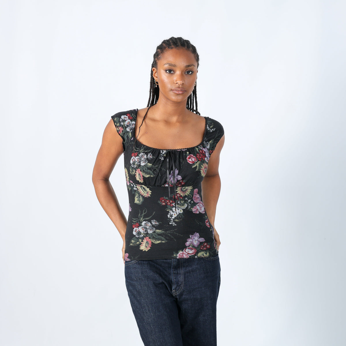 Black 90s Nuna Lie Cami (M)