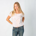 Ivory Y2K Marella Tee Shirt (S)