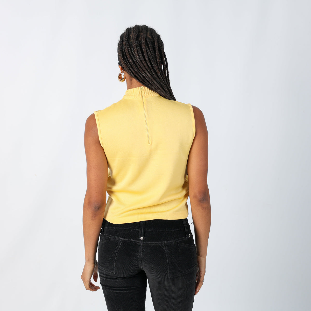 Yellow 90s Woven Top (S)