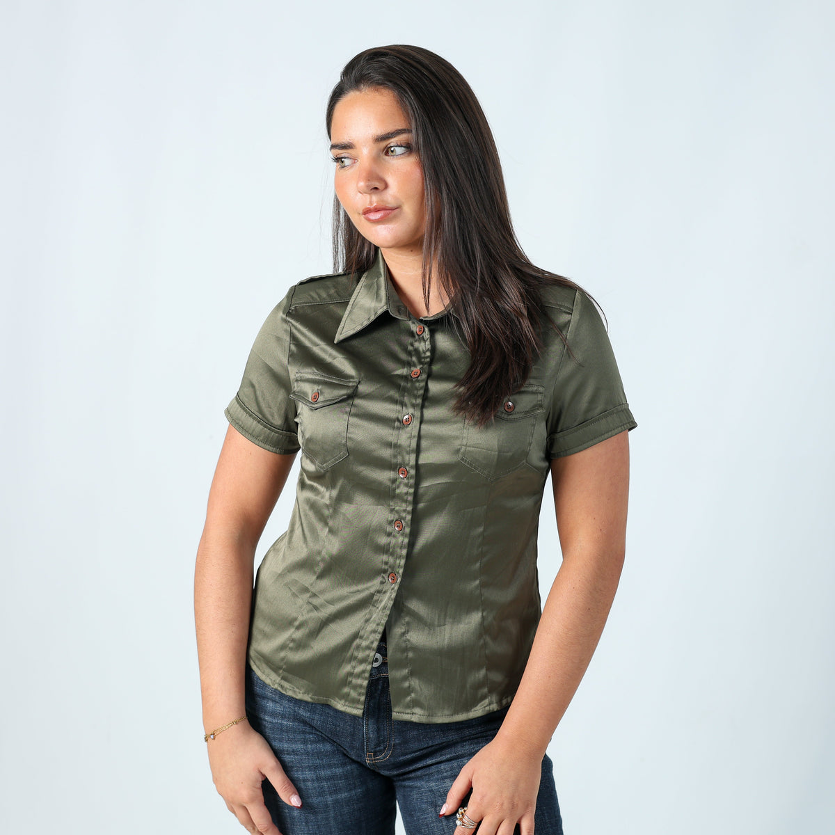 Dark Green Y2K RC collection Shirt (S)