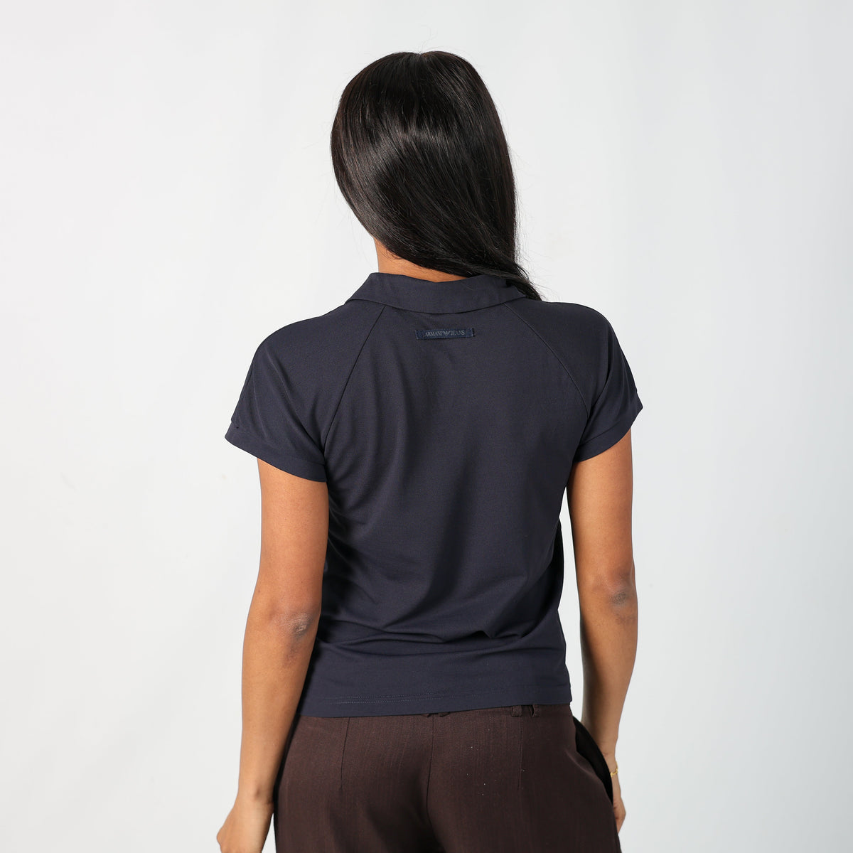 Navy Blue 90s Armani Jeans T-shirt (S)
