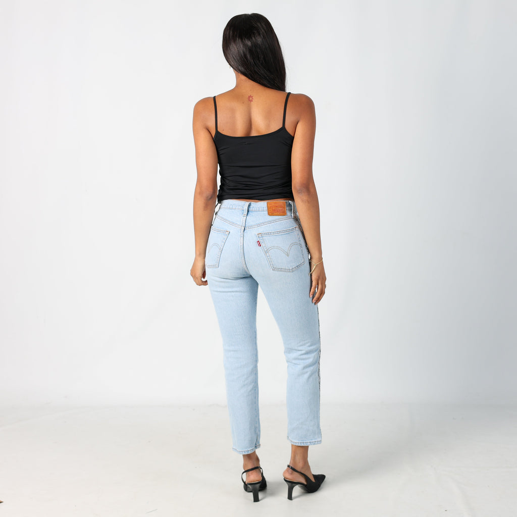 Light Blue Y2K Levi's Mom Jeans 501 (XS)