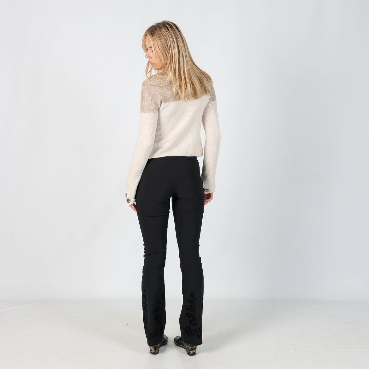Black Y2K Friponne Formal Trousers (8)