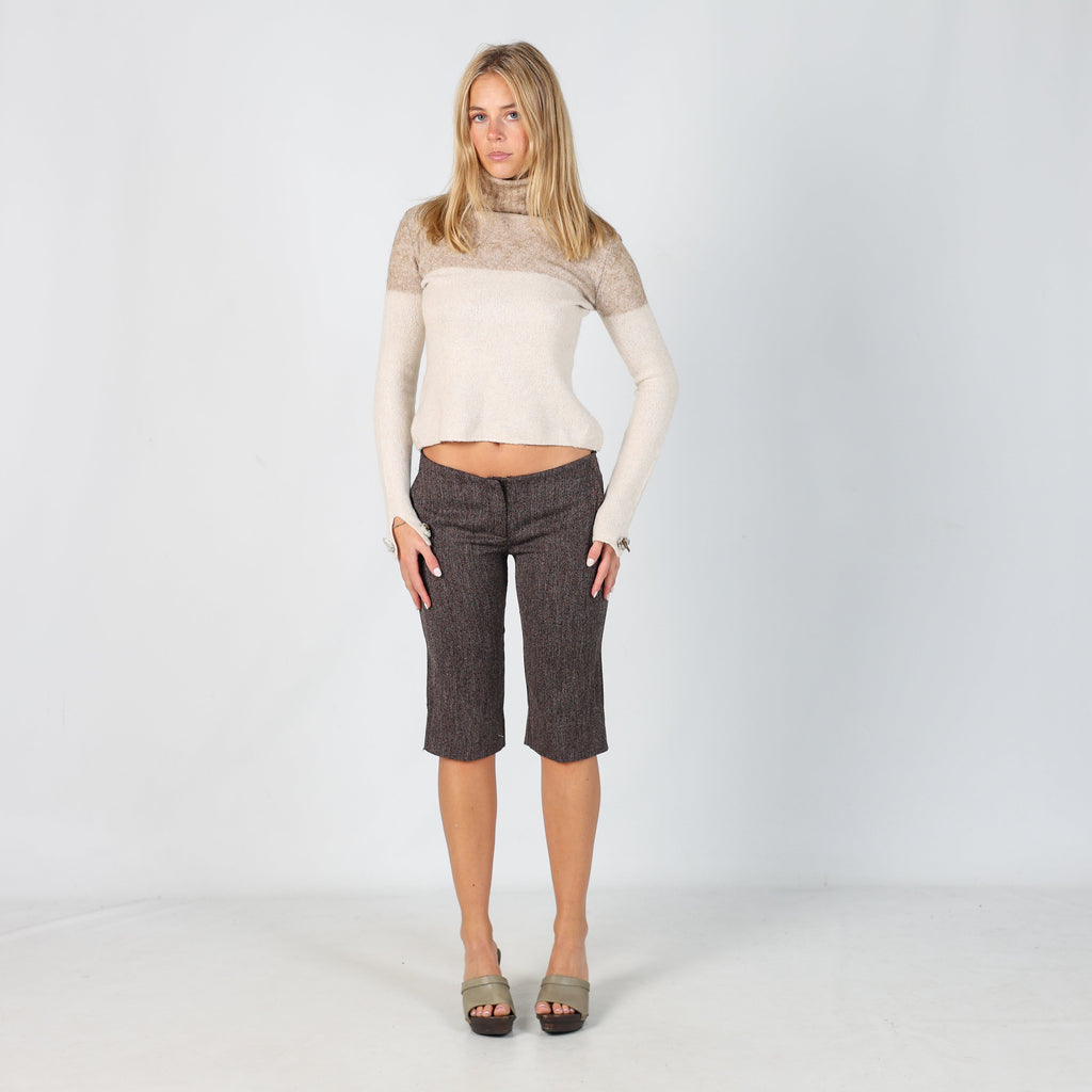 Brown Y2K Coconuda Capri Trouser (S)