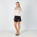 Black Y2K Orsay Woven Mini Skirt (XS)