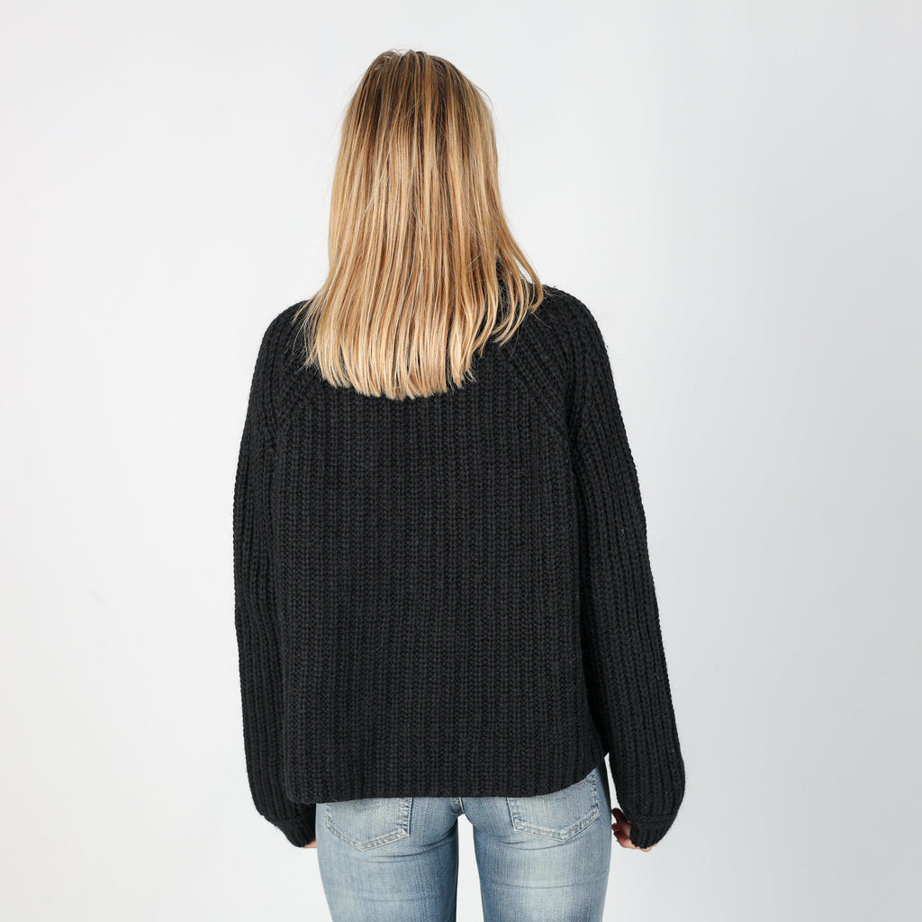 Black Y2K G-Star Knitted Jumper (M)