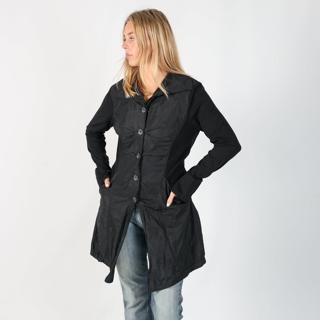 Black Y2K Fox's Light jacket (S)