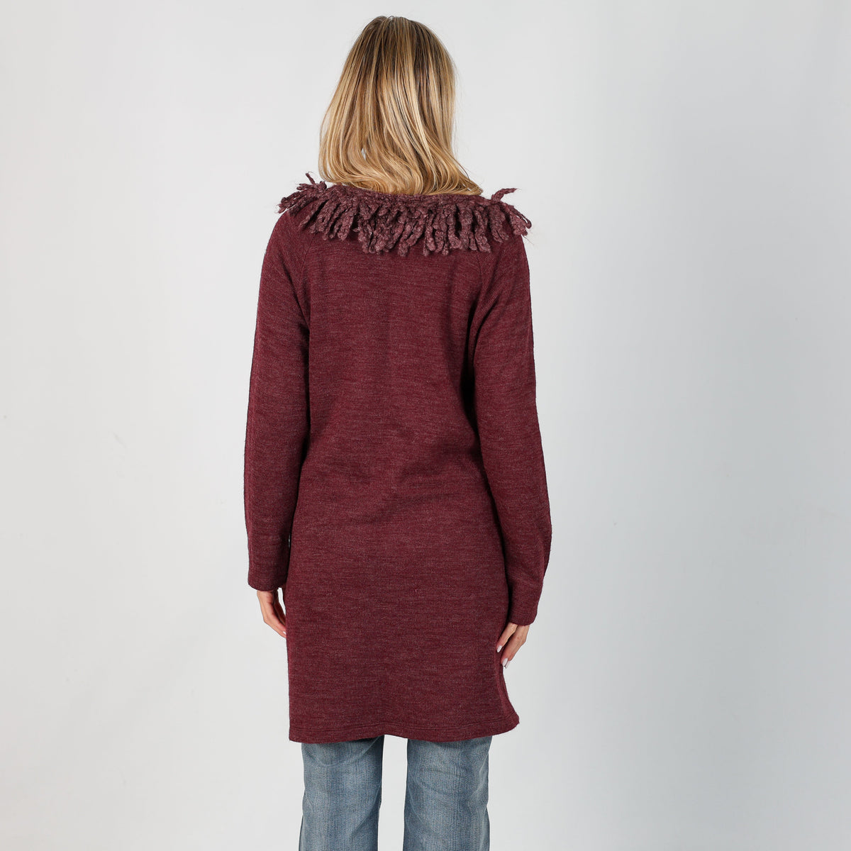 Purple Y2K Sara Glenzer Knitted Jumper (S)