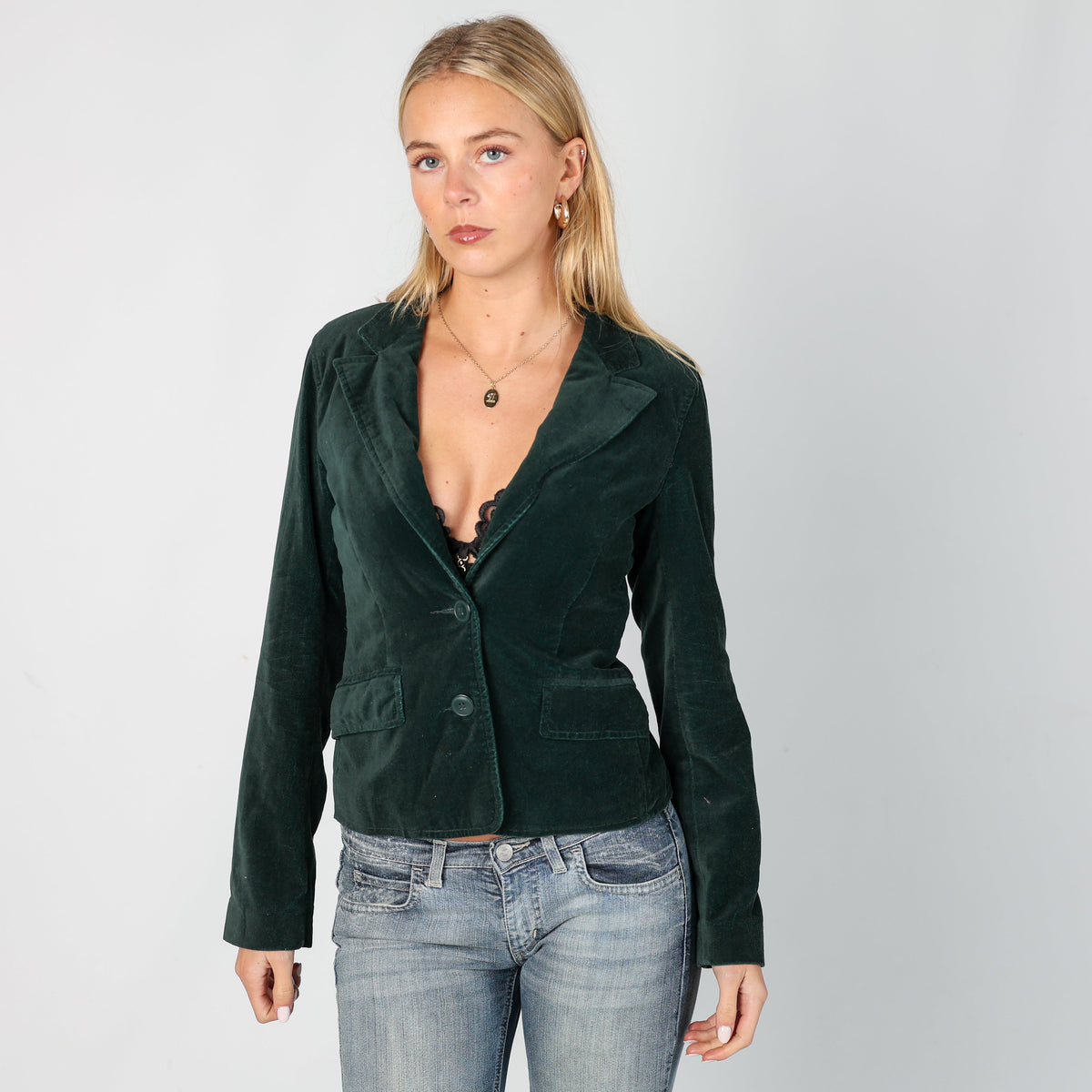 Dark Green Y2K Kookai Blazer (S)