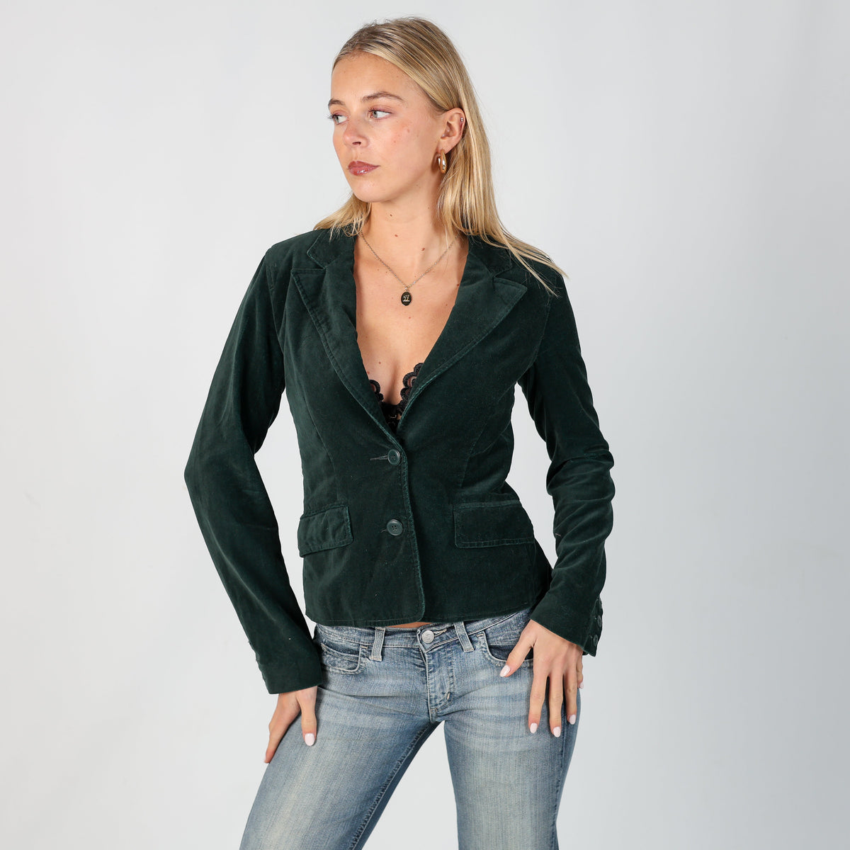 Dark Green Y2K Kookai Blazer (S)