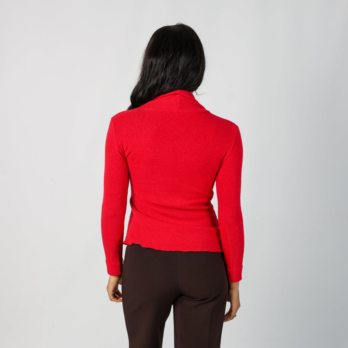 Red Y2K Siste's Knitted Top (S)