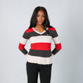 Ivory Y2K Sergio Tacchini Knitted Jumper (S)