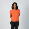 Orange Y2K United Colors of Benetton Knitted Top (S)