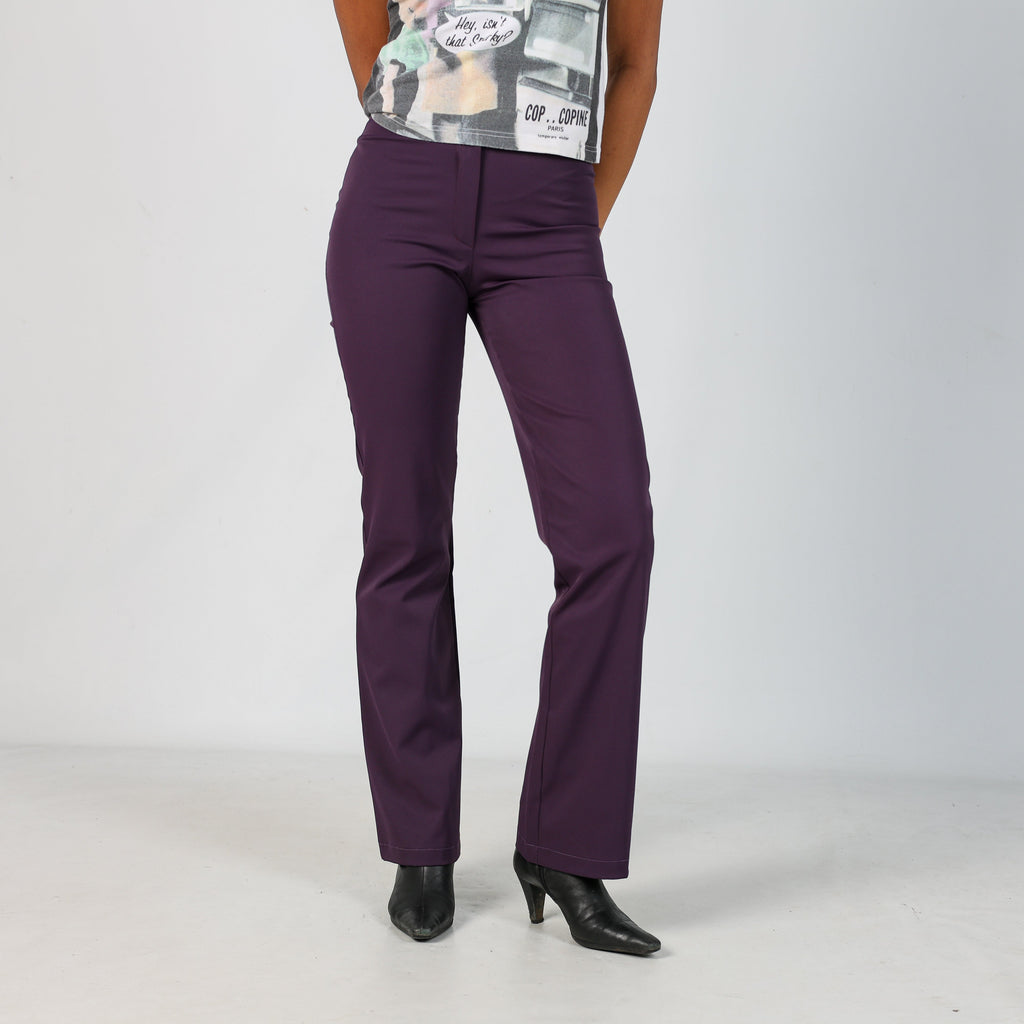 Purple Y2K Casual Trousers (XS)