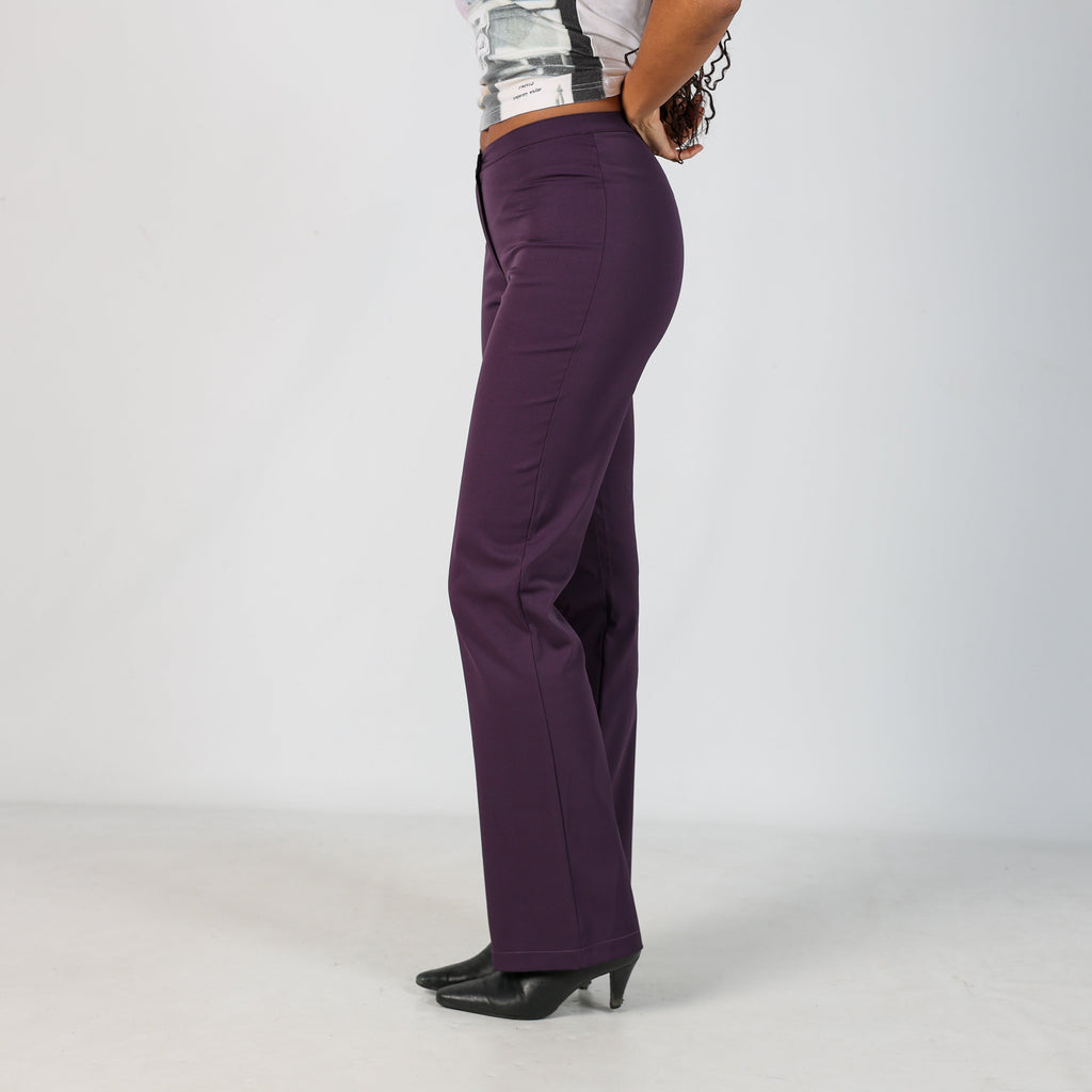 Purple Y2K Casual Trousers (XS)