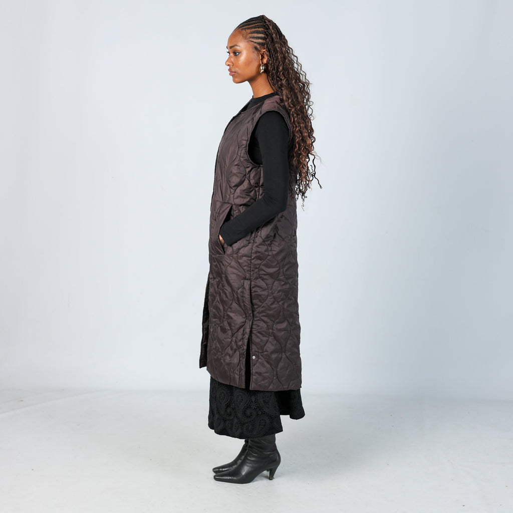 Brown Y2K Pageone Gilet (12)
