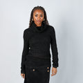 Black Y2K Max&Co. Knitted Jumper (S)