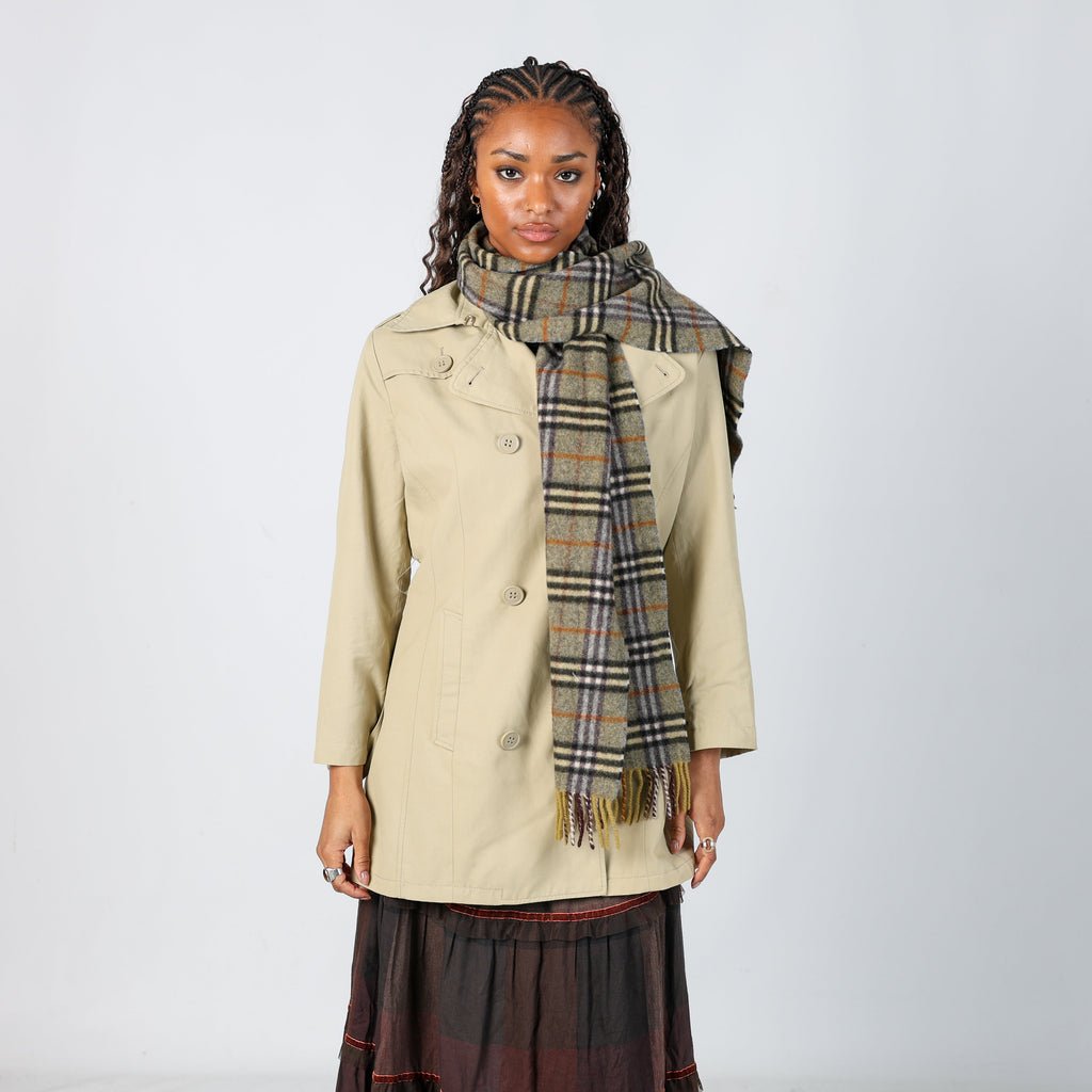 Beige Y2K PHARD Trench Coat (S)