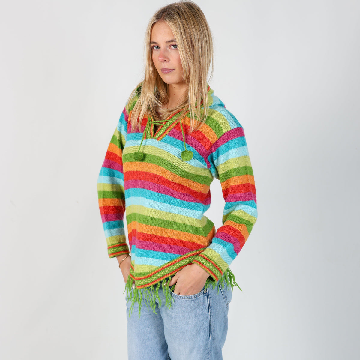 Multicoloured Y2K Dorado Knitted Jumper (S)