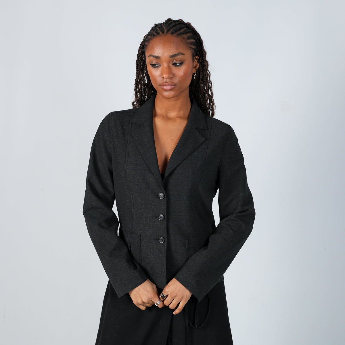 Black Y2K Motivi Blazer (S)