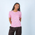 Baby Pink Y2K United Colors of Benetton Baby Tee (M)