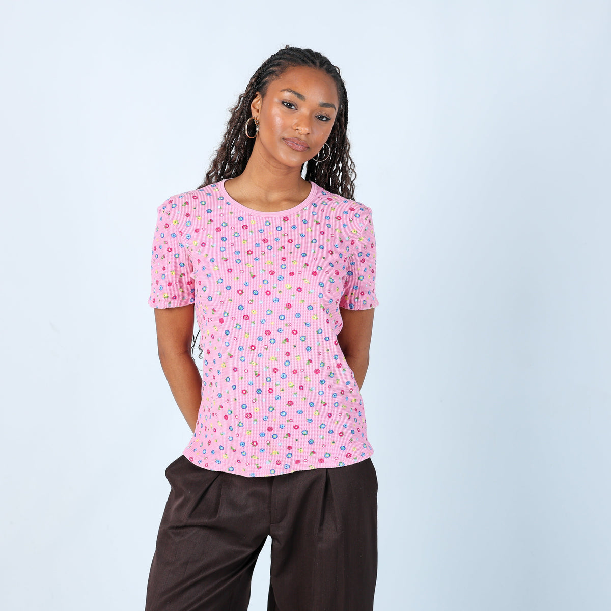 Baby Pink Y2K United Colors of Benetton Baby Tee (M)