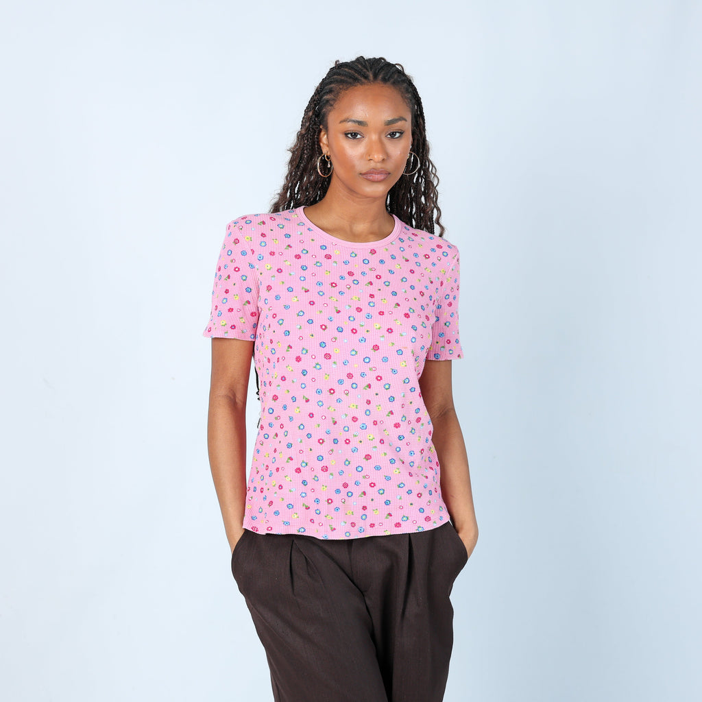 Baby Pink Y2K United Colors of Benetton Baby Tee (M)