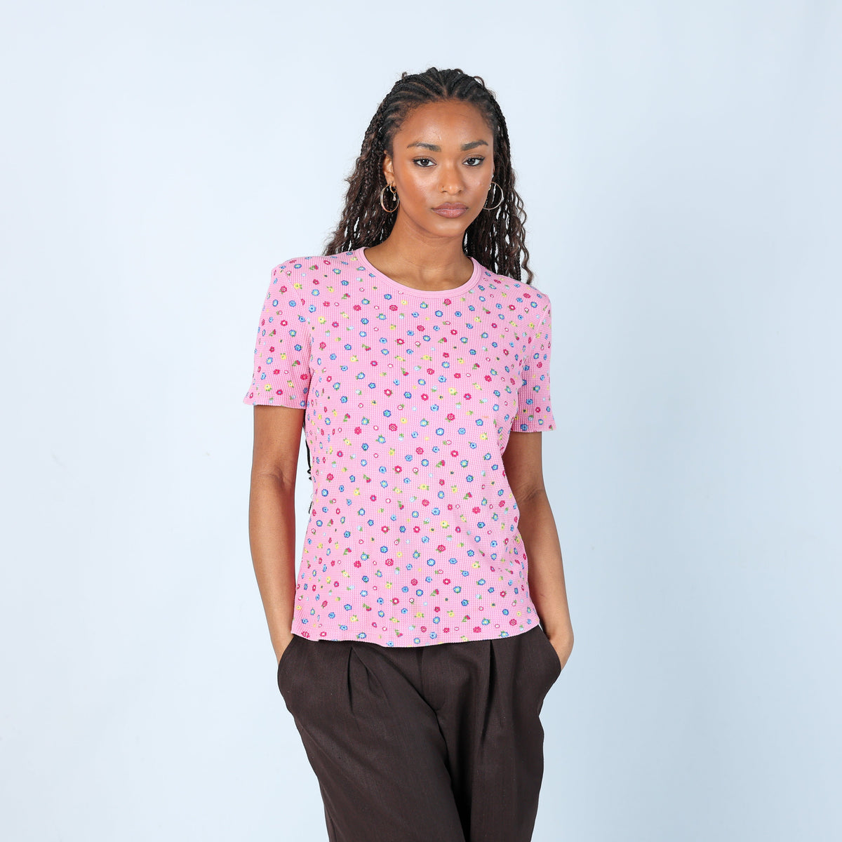 Baby Pink Y2K United Colors of Benetton Baby Tee (M)