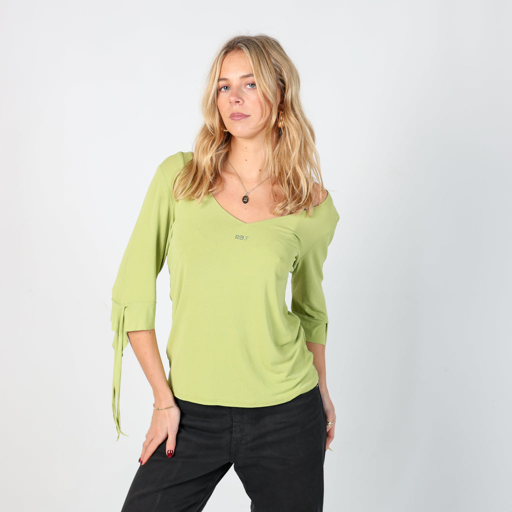 Light Green Y2K Roccobarocco Cami (M)